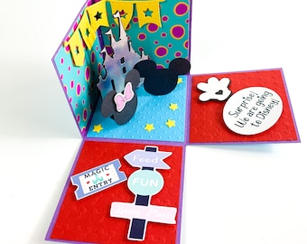 Theme Park Trip Reveal Box: Princess Castle Vacation Surprise