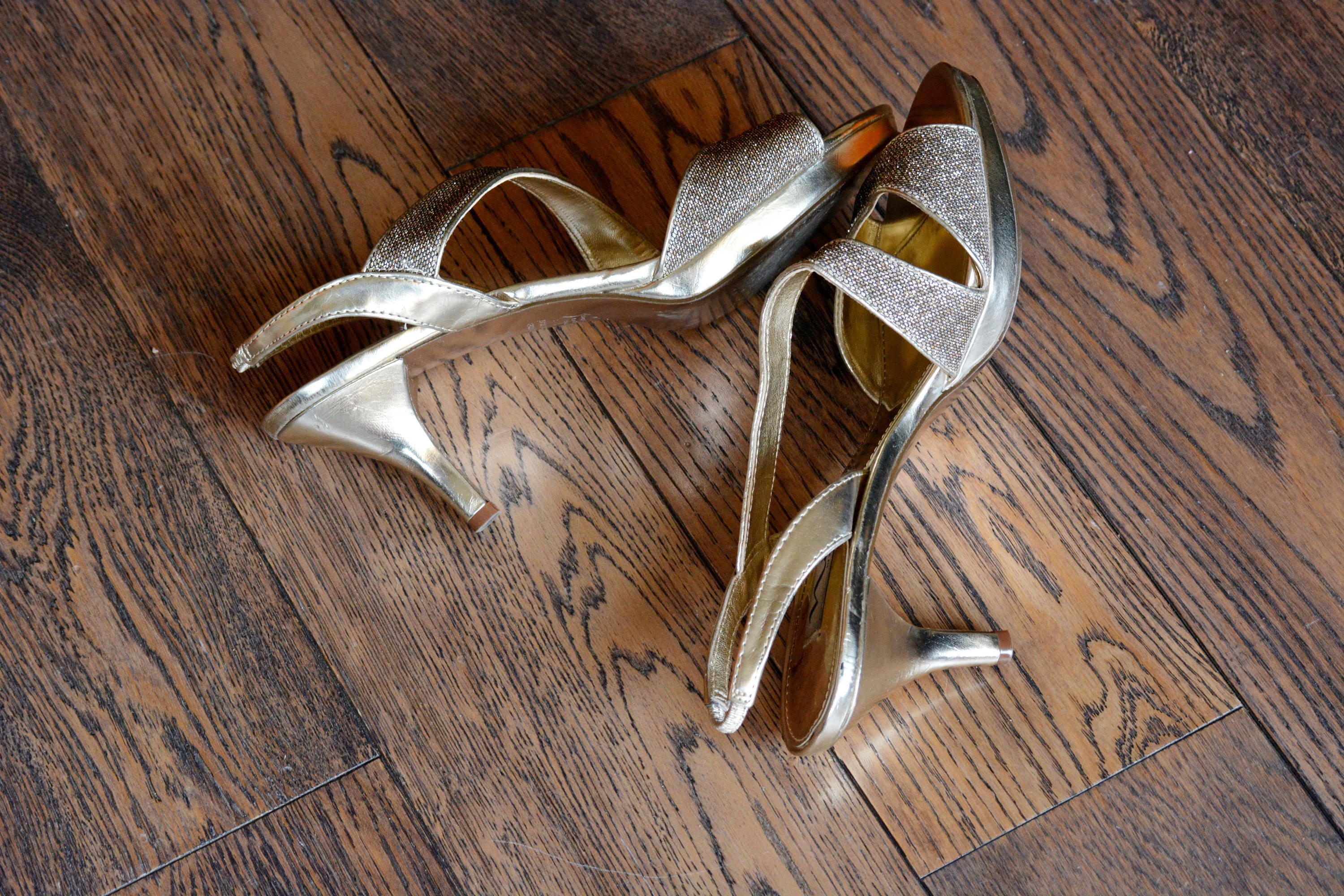 Gold Woman's Sandals,gold Sparkly Shoes,vintage Strappy Sandals,evening