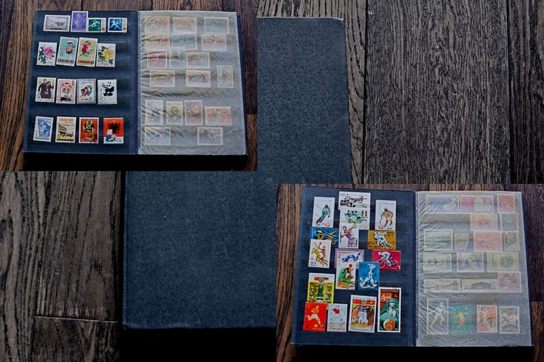 Collectible Postage Stamps Album,International Postage Stamps Album,Postage Stamps Collection,Rare Postage Stamps,Soviet Postage,Philatelic image 5