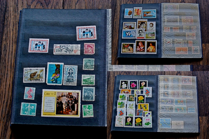 Collectible Postage Stamps Albuminternational Postage Stamps Etsy