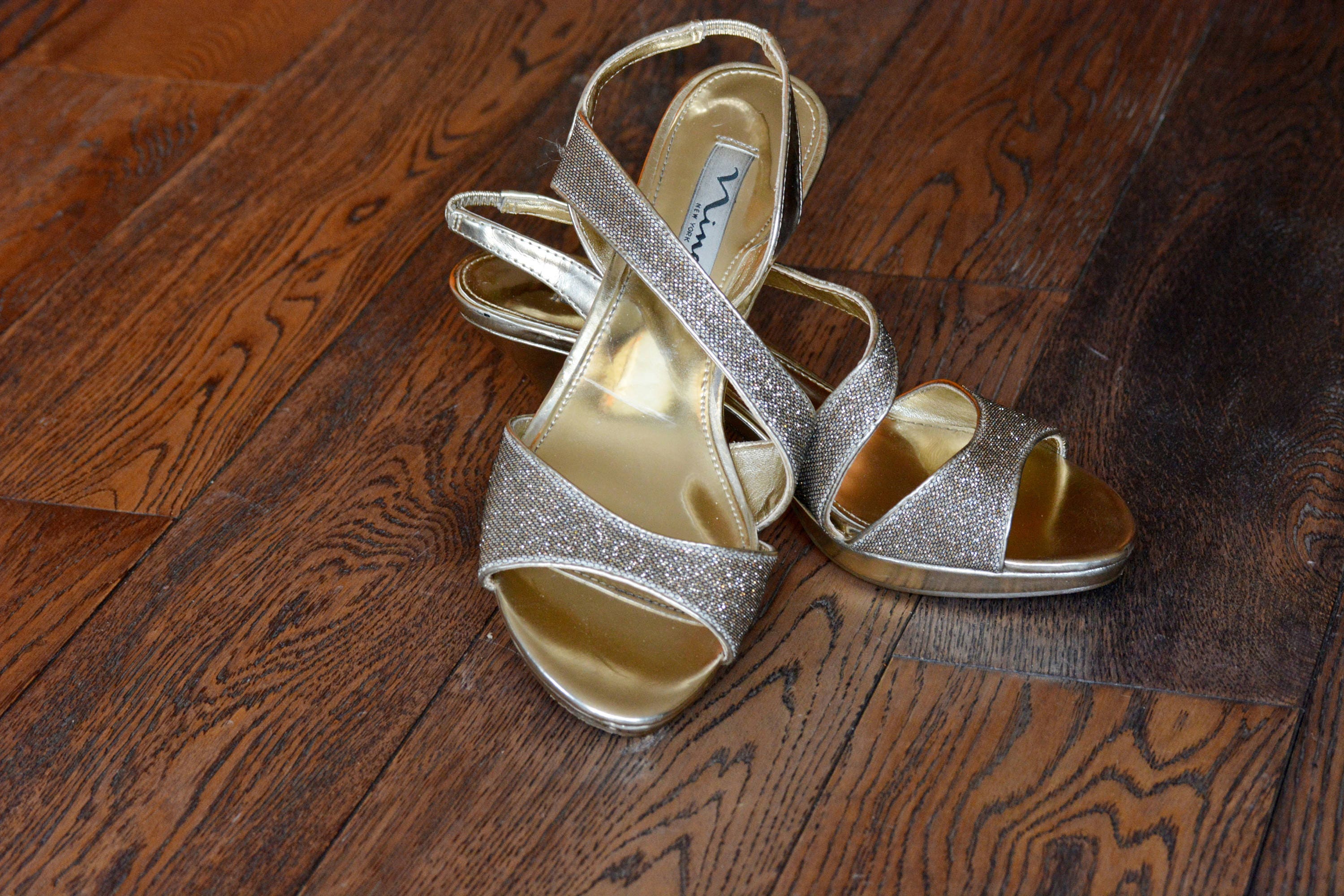 Gold Woman's Sandals,gold Sparkly Shoes,vintage Strappy Sandals,evening