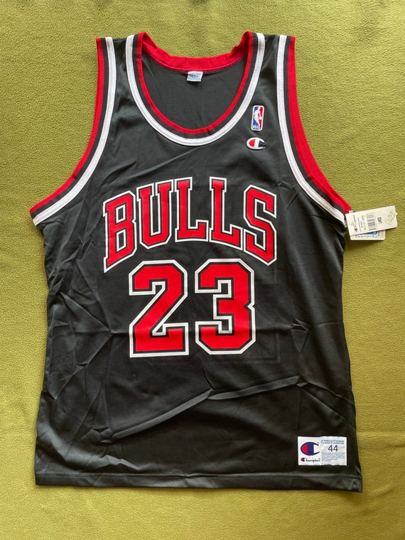 90's Michael Jordan Chicago Bulls Champion Black Alternate NBA