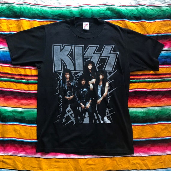 Vintage Kiss Hot in the shade tour t-shirt - Etsy 日本