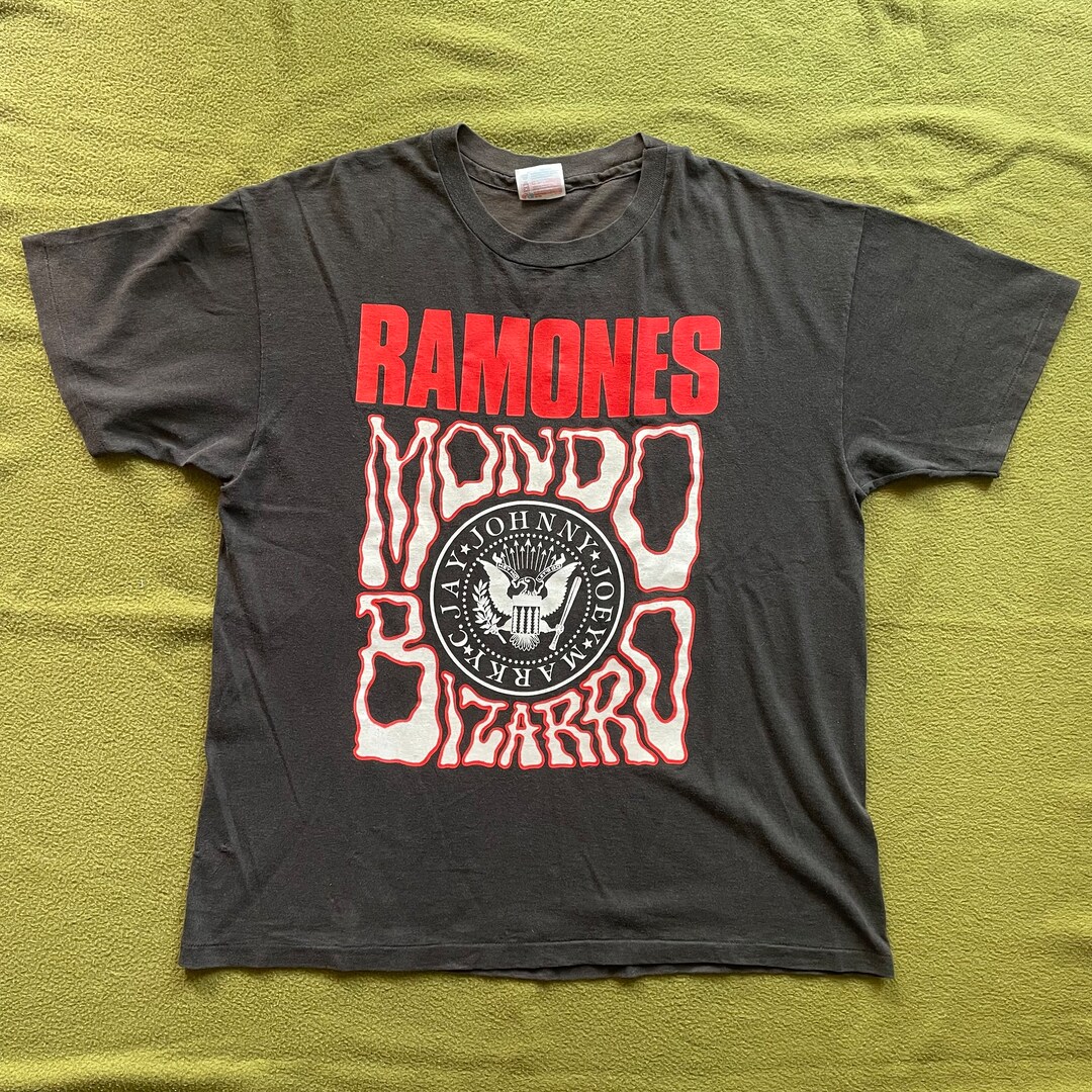 T-shirt Vintage Ramones Mondo Bizarro | Années 90 Collector | Taille L Occasion Rock