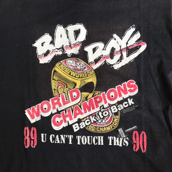 NBAビンテージ・デトロイト・ピストンズTシャツ◼️BADBOYS 89