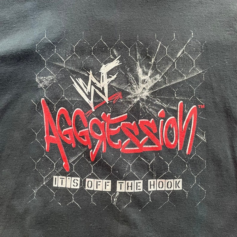 Vintage WWF Aggression Rap Album T-shirt - Etsy