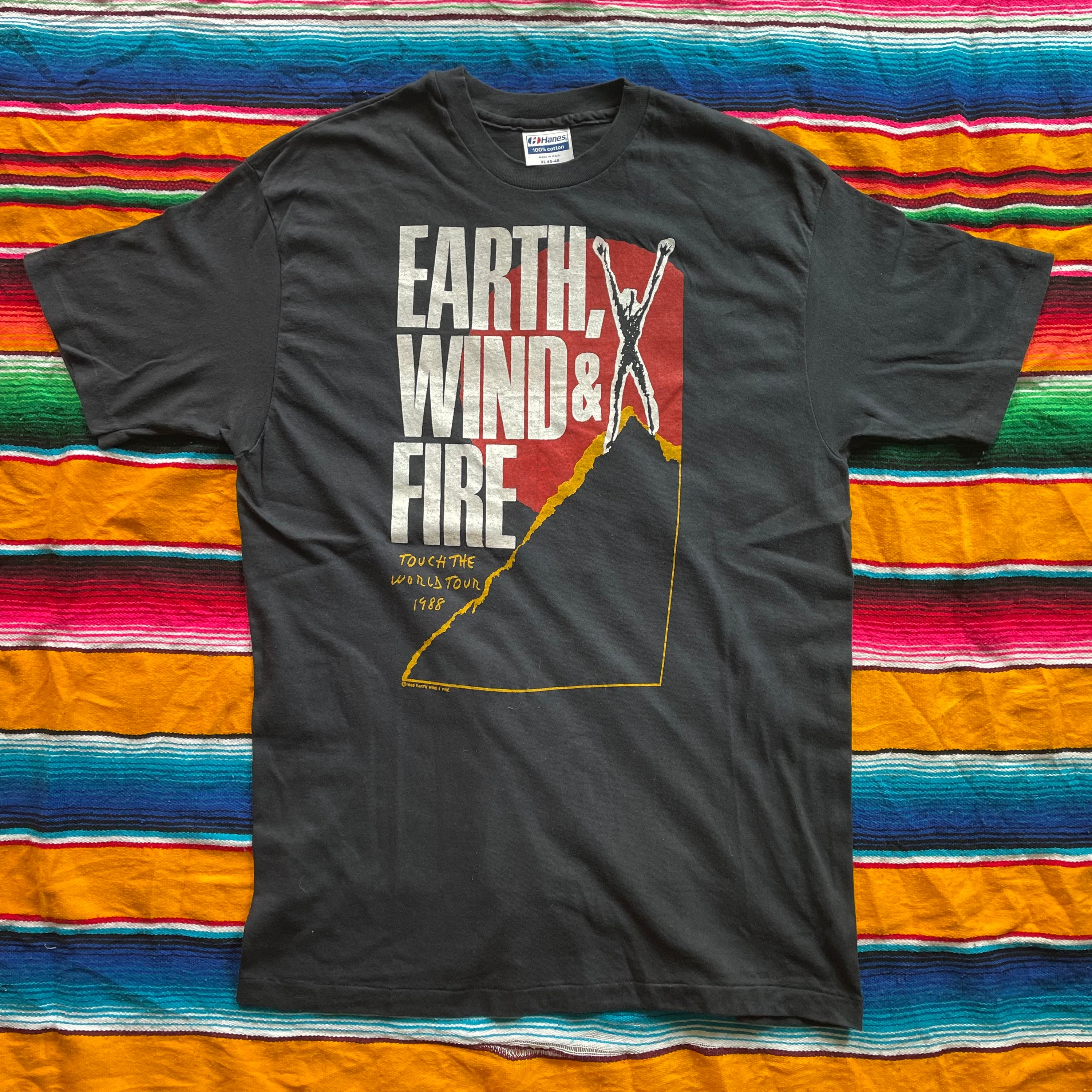 Earth Wind Fire Vintage T Shirt - Etsy Singapore Earth Wind Fire Vintage T Shirt - Etsy Singapore