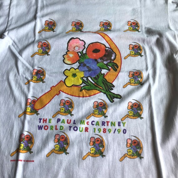 ヴィンテージ ポール マッカートニー 1989/90 ワールド ツアー T 