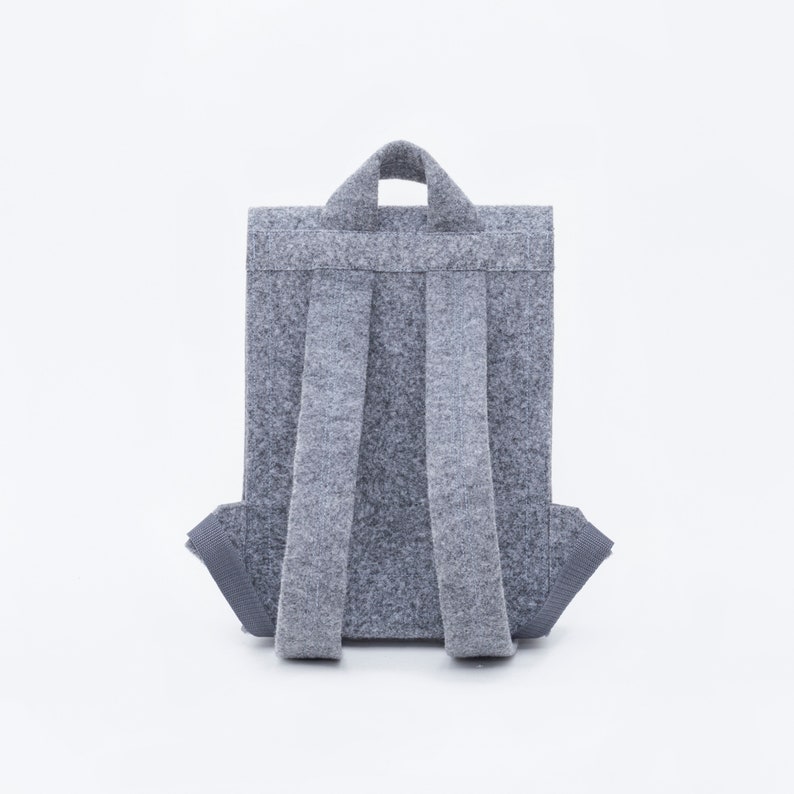 Backpack / Laptop Bag / Felt Laptop Bag / Wool Felt Bag / 13 inch/ MacBook Pro Bag/ Laptop case/ Computer bag/ Handmade image 4