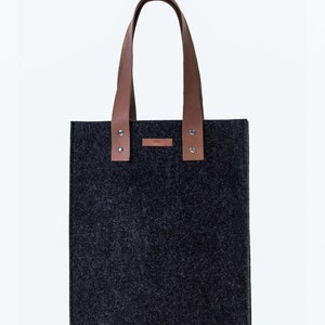 Felt Tote bag / Computer bag/ Shopper Bag/ Shoulder Bag / Felt Bag / Carrier Bag / Laptop Bag image 8