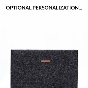 13 Laptop bag / Envelope Cluch / 1516 cover / Laptop Case / MacBook Pro / Felt Bag / 14 Laptop / Document Case image 7