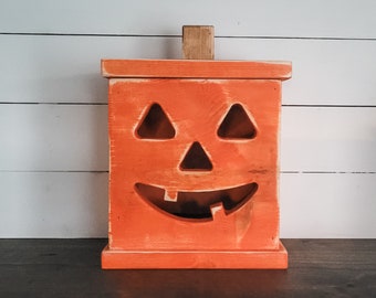 Lanterne de citrouille, décor d'Halloween, décor de citrouille, lanterne, Jack-o-Lantern