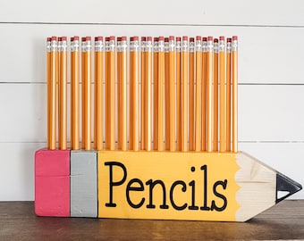 Pencil Holder, Pencil Holder for Classroom, Teacher Gift, Pencils, Classroom Organization, Pencil Storage