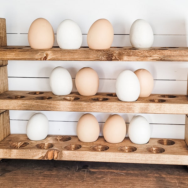 Porte-oeufs empilable, Porte-oeufs frais, Porte-oeufs, Porte-oeufs pour comptoir, Porte-oeufs de ferme, Décoration de ferme