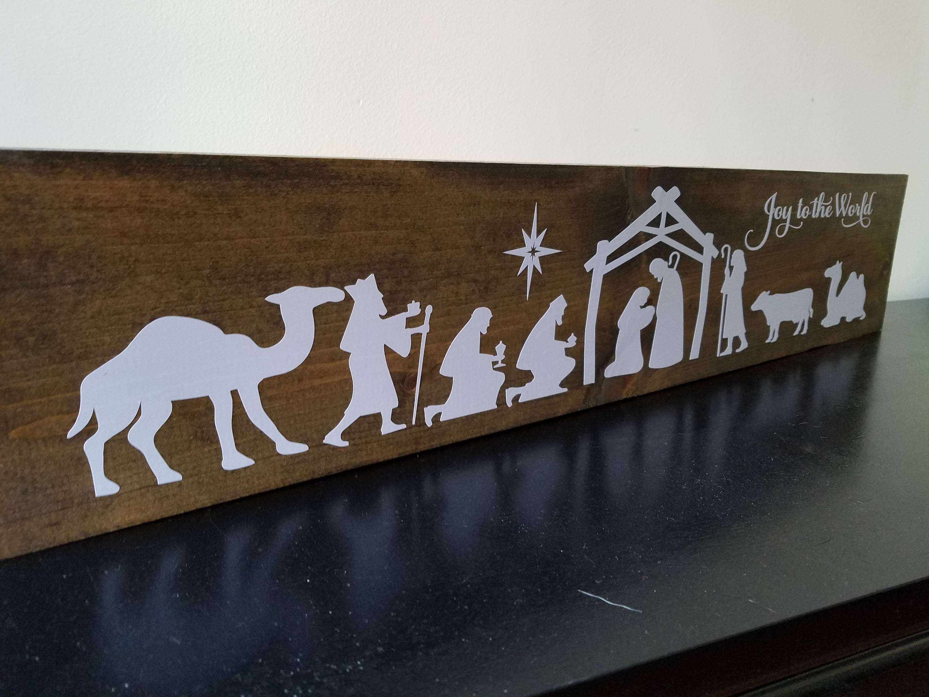 Rustic Nativity Sign ~ Christmas Sign ~ Nativity ~ Nativity Sign ...