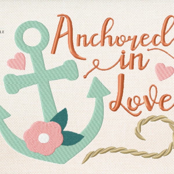 Anchored in Love - Etsy