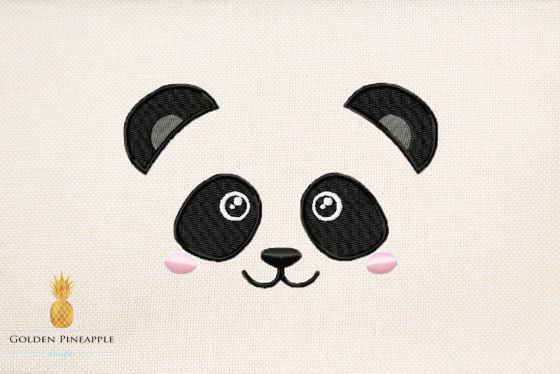 Panda embroidery design 4 sizes bear embroidery design  etsy Panda embroidery design 4 sizes bear embroidery design  etsy