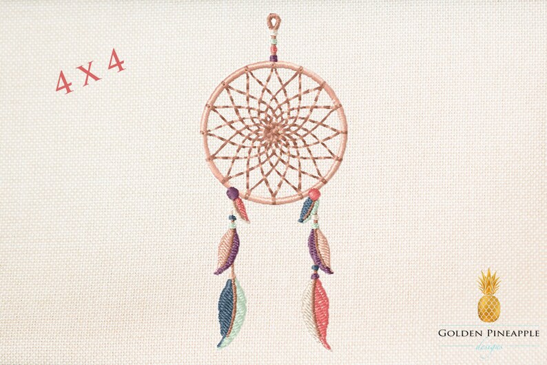 Dream Catcher Embroidery Design 3 Sizes Embroidery Design Etsy