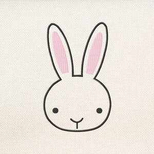 Bunny embroidery design - 3 sizes - rabbit embroidery design - baby bunny embroidery design - easter embroidery - easter bunny embroidery