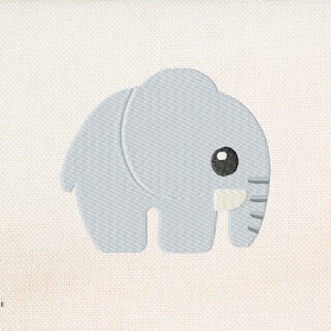 Disegno ricamo elefante - 5 misure - disegno ricamo dumbo - disegno ricamo safari