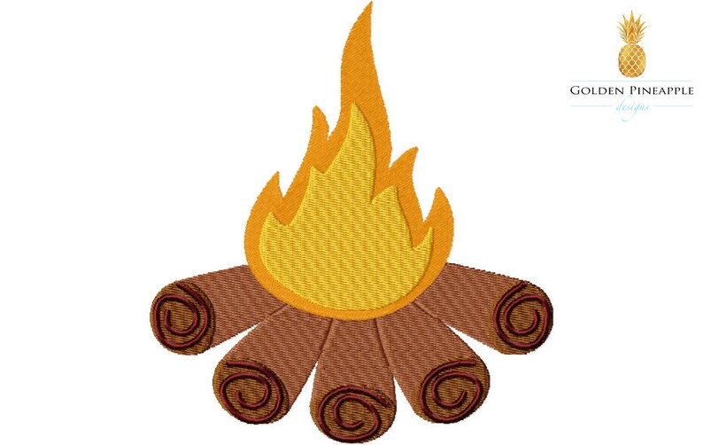 Camping Embroidery Design Set of 5 5 Sizes Summer Camp Etsy