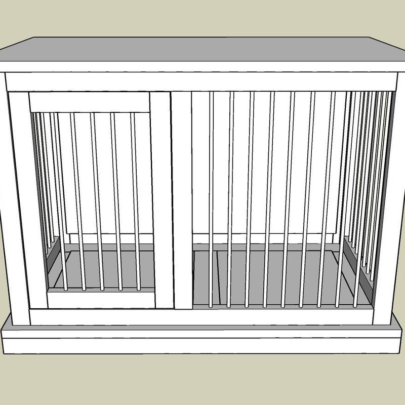 Curated visual reference: Visual Reference: Dog Crate Furniture Plans