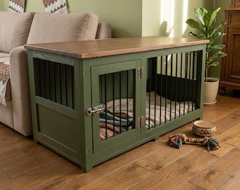 Muebles de madera para jaulas de perros, casetas de perros a medida, jaulas de madera para perros