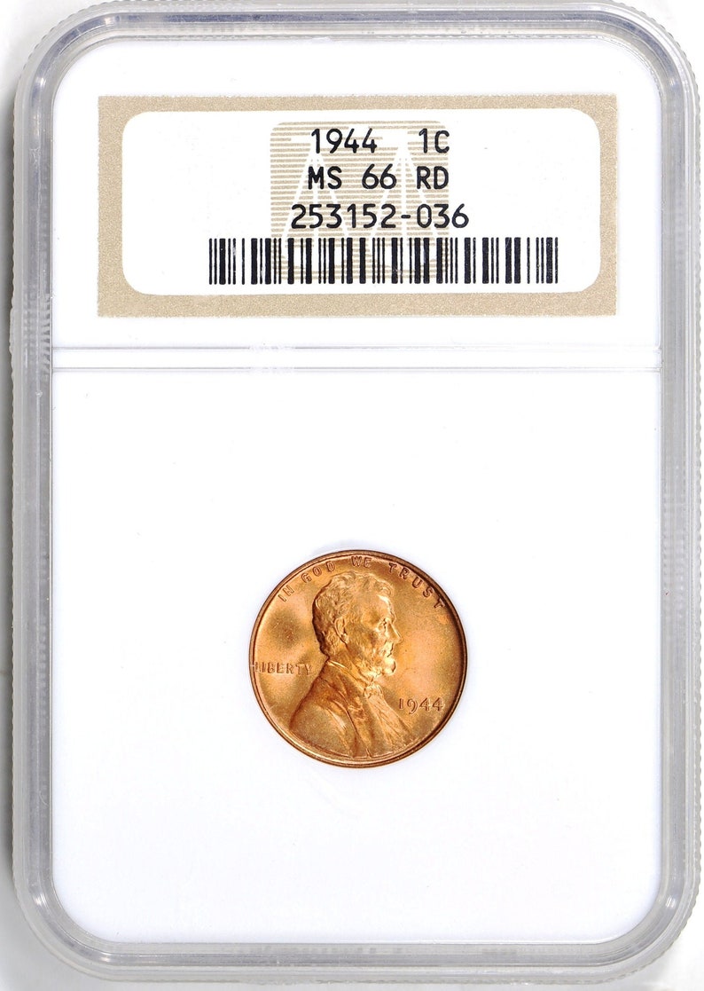 1944p MS-66 Bright Red Lincoln Cent---NGC Certified...Really nice specimen..Great Price...See what others on Ebay is asking below