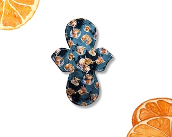 Compresa de tela reutilizable de 8 pulgadas: absorción moderada, Highland