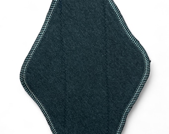Reusable Bamboo Period Pad: 10" Plus Size Heavy Flow Cloth Pad