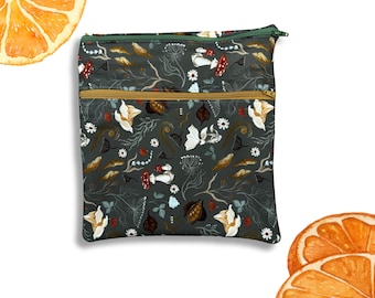 Mushroom Field Reusable Waterproof Wet Bag: Cloth Pad Pouch