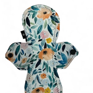 10 Inch Pad, Reusable Fabric Pad, Menstrual Pad, Sustainable Period Pad, Cotton Period Pad, Eco Friendly Pads, Cloth Sanitary Pads