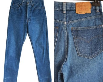 Vintage Levis 504 Jeans: Blue Denim, Straight Leg, W31/32 L32 - Etsy