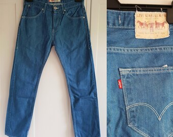 80s USA製 Levi'sリーバイス 501 赤耳 デニムパンツ ヒゲ w27
