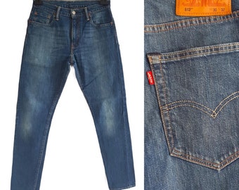 Texas Rider Levi's 1970's Vintage High Waisted Dark Denim
