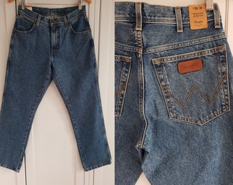 Vintage Wrangler Jeans Blue Denim High Waist Men Women Pants Size W30 L30 30 x 30