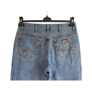 Vintage Wrangler Jeans Texas Blue Denim Men Women Pants Size W34 L32