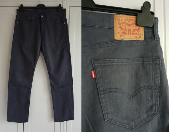 levis 505 graphite