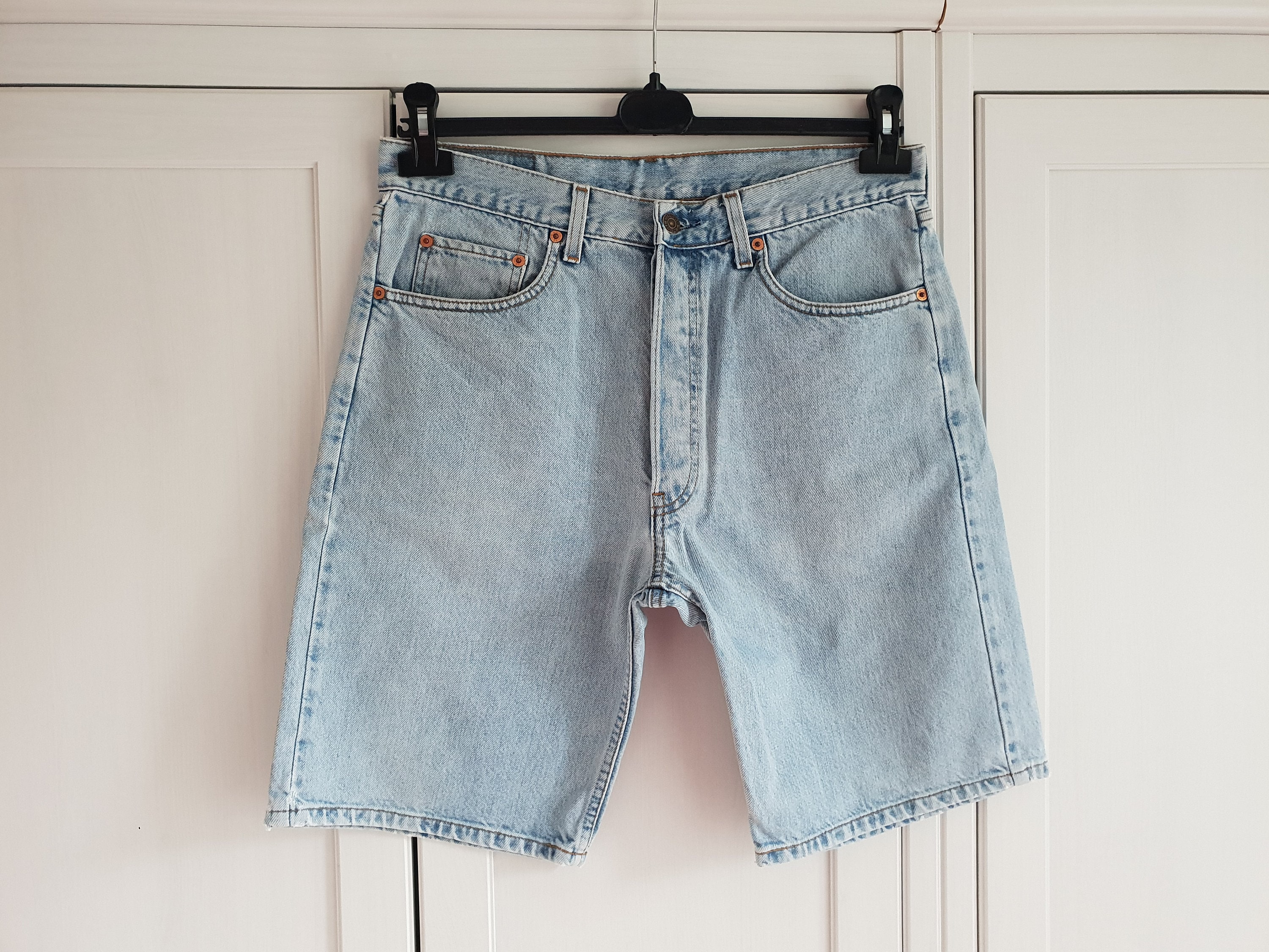 Blue Denim Jeans Bermuda 