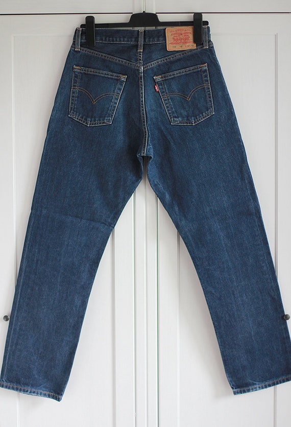 Vintage Levis 522 Jeans Blue Men Women High Waist Levi's - Etsy UK