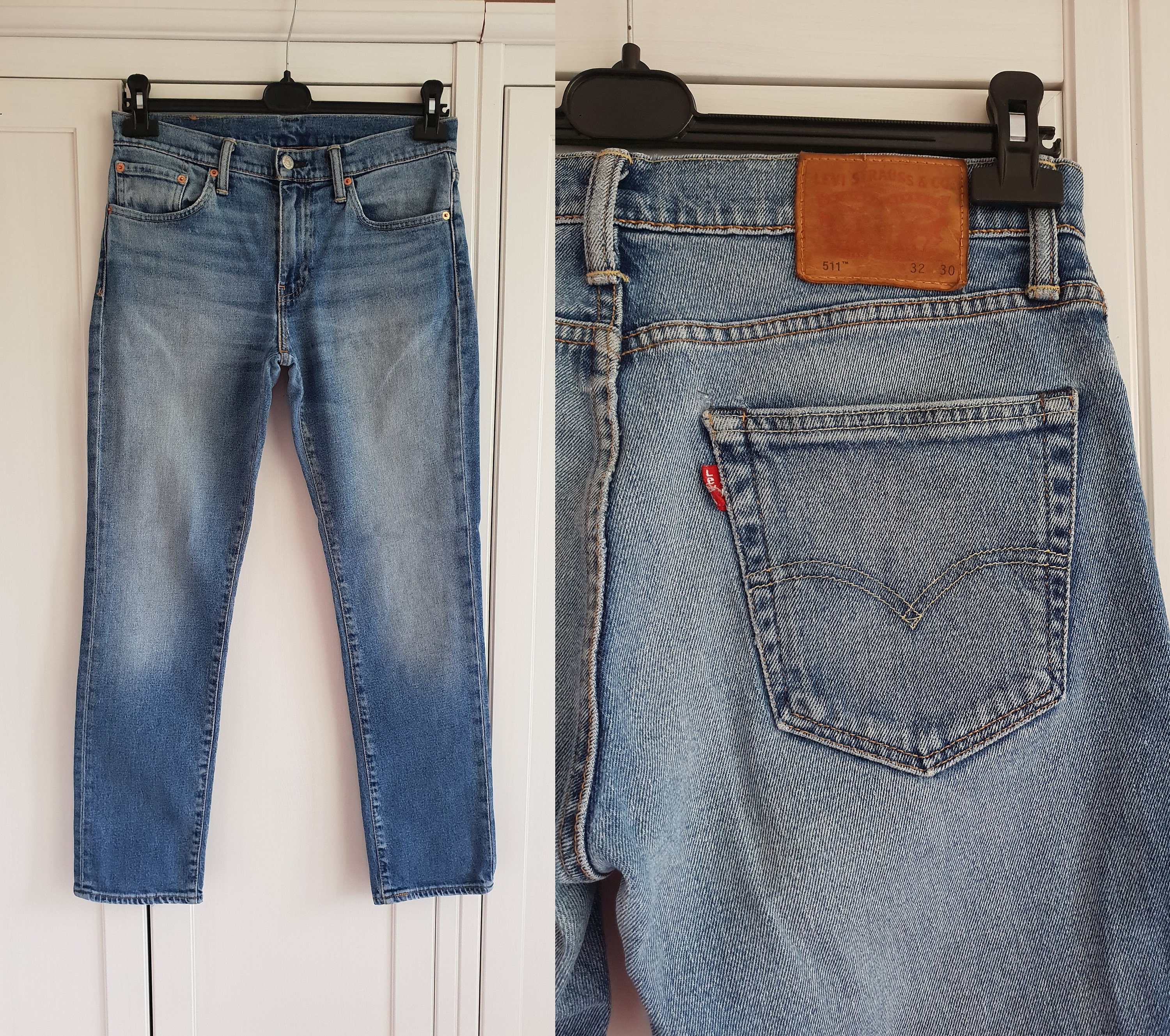 Levis 511 Jeans Blue Denim Vintage Levis Size W32 L30 32 X 30 - Etsy