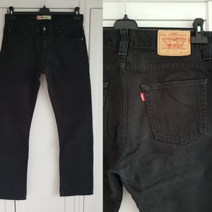 Vintage Levis 510 Jeans Denim Nero Levi's Uomo Pantaloni | Etsy Italia