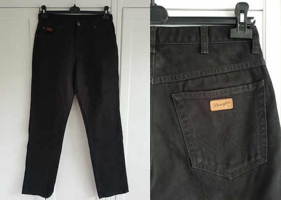 Vintage Wrangler Jeans Black High Waisted Men Women Jeans Size W33 L34 -   Canada