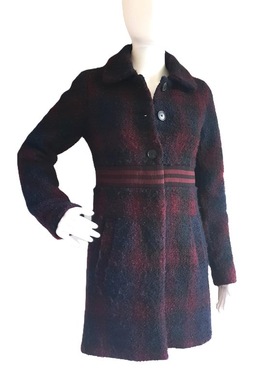 Manteau Femme Desigual Taille 36 (FR) - Marine - Occasion En Très Bon état