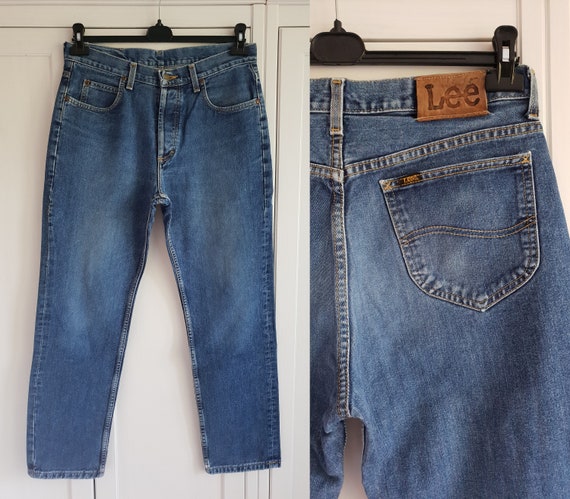 Imaginative Odorless Vandalize Vintage Lee Jeans Blue Denim Jeans Lee Denver Jeans Size 34 X - Etsy