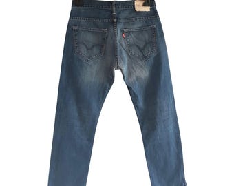 Calça jeans vintage Levi's 504 azul, cintura média, tamanho W32 L29.