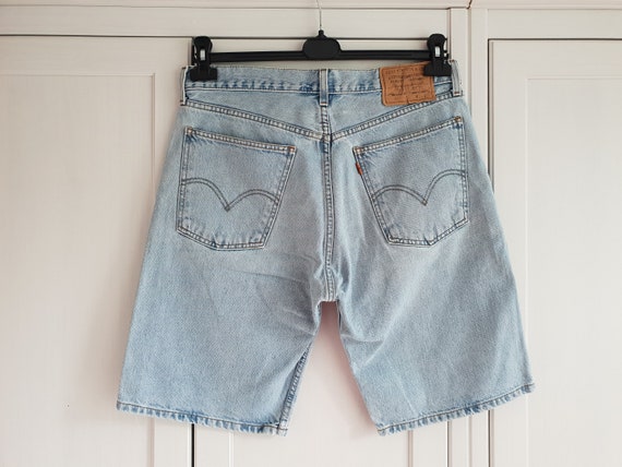 Vintage Levi's 641 Shorts Light Blue Denim Jeans Bermuda | Etsy Australia