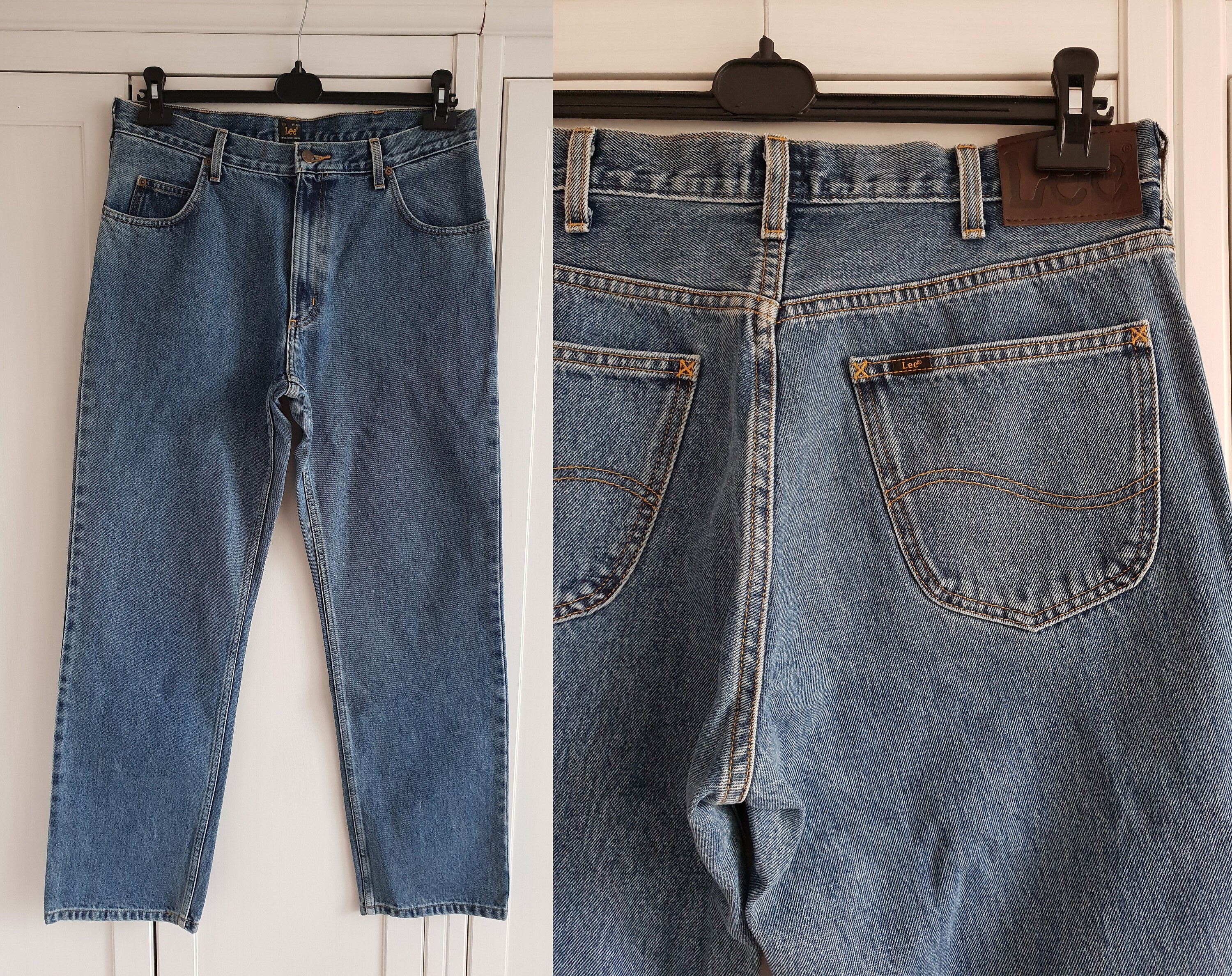 Vintage Lee Brooklyn Jeans Blue Denim 