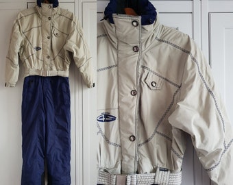 Vintage Ski Suit Winter Overalls Ski Jumpsuit Morfion Gore-Tex Men Women Size  S / M / L Made in Germany