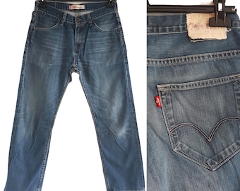 Vintage Levis 504 Jeans: Blue Denim, Straight Leg, W31/32